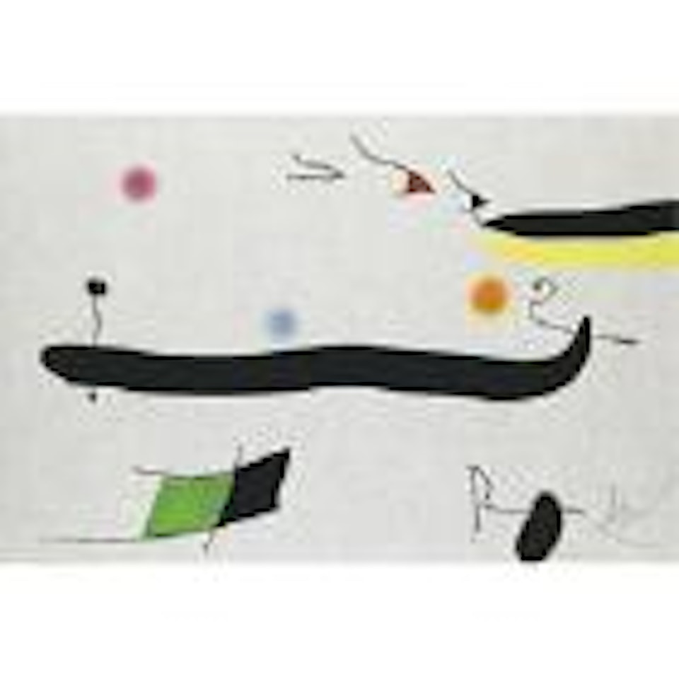Le Marteau Sans Maitre: One Plate (D. 945) by Joan Miró