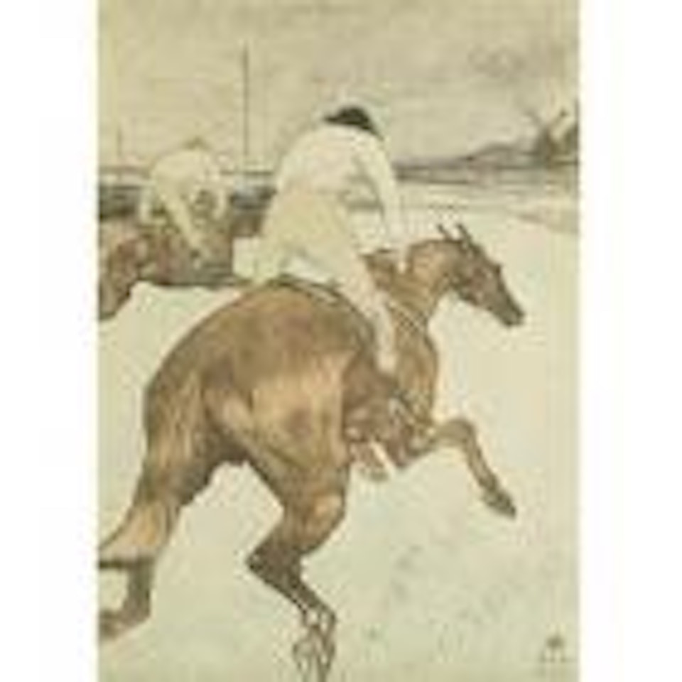 Le Jockey (Wittrock 308) by Henri de Toulouse-Lautrec
