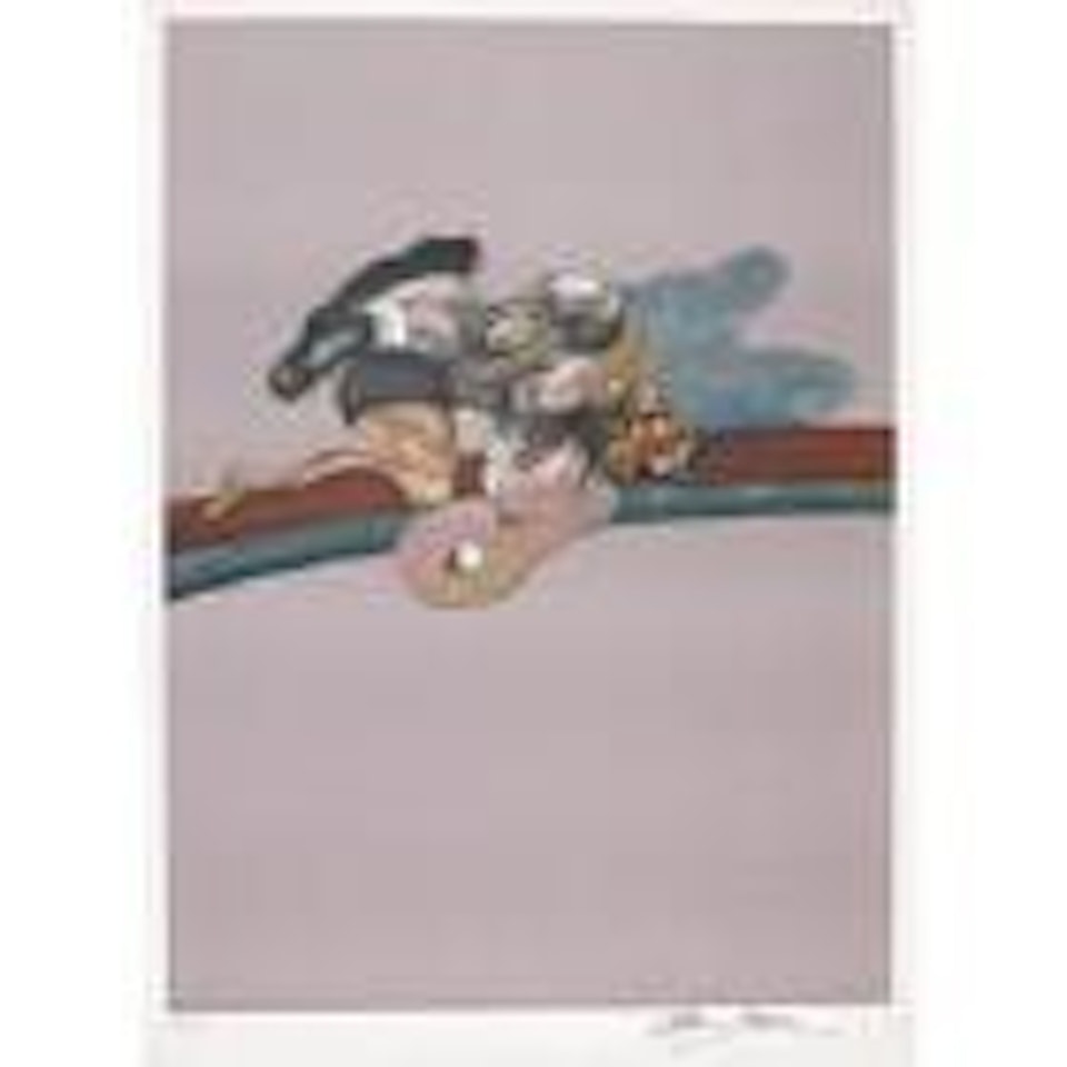 In Memory Of George Dyer: Left Panel by Francis Bacon