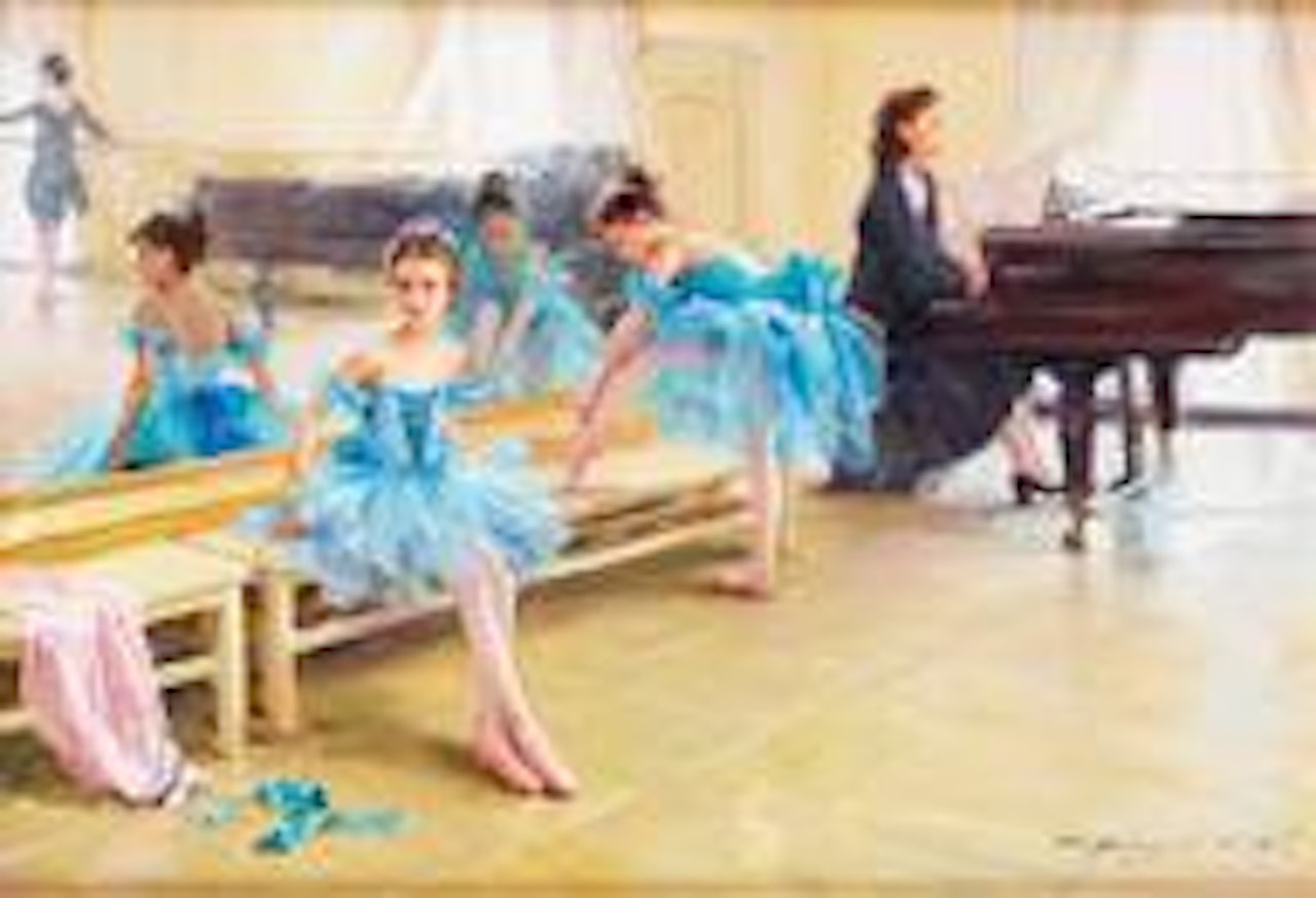 In the practice room by Constantin Razoumov