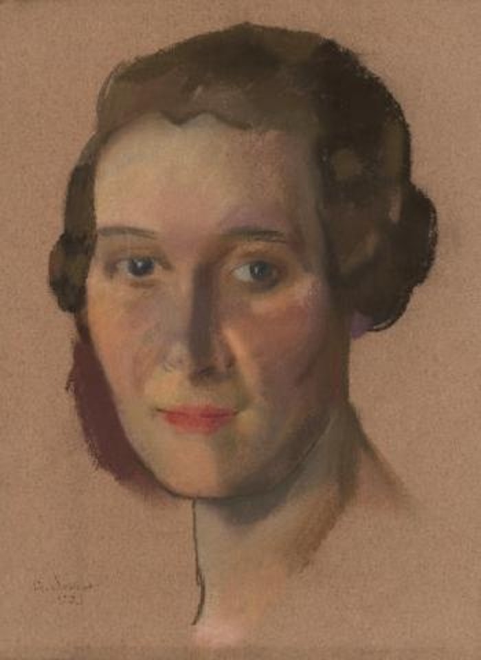 Portrait of Evgenia Solomonovna Mantseva by Konstantin Somov