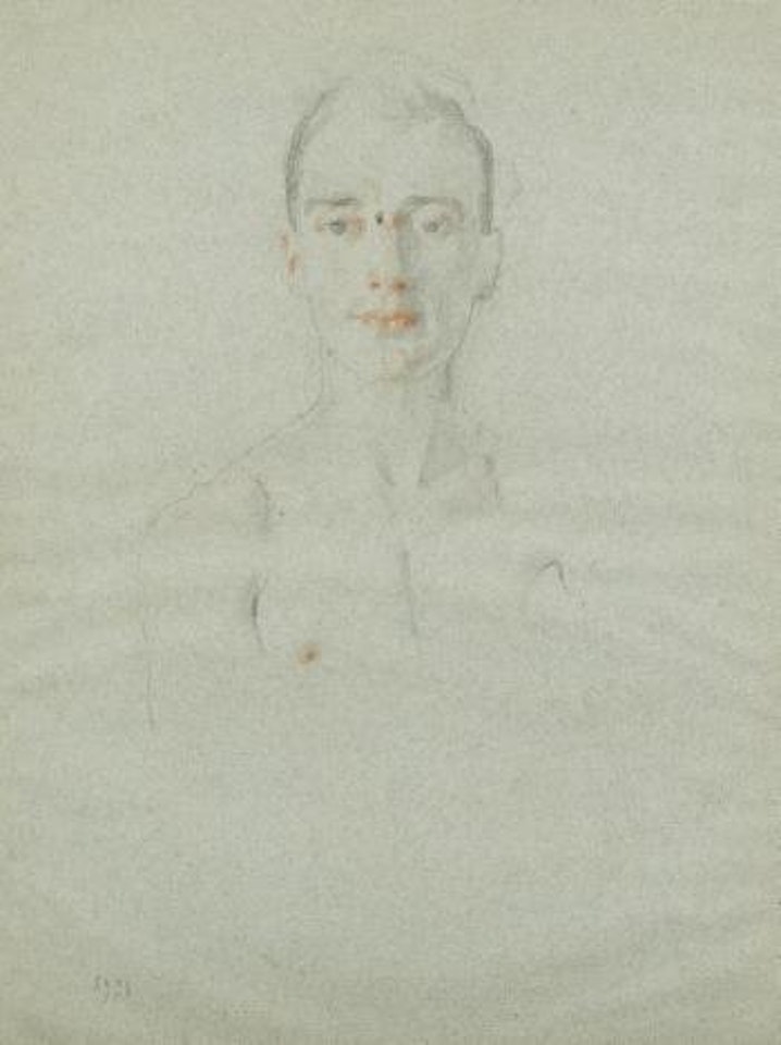 Two studies for a portrait of a man by Konstantin Somov