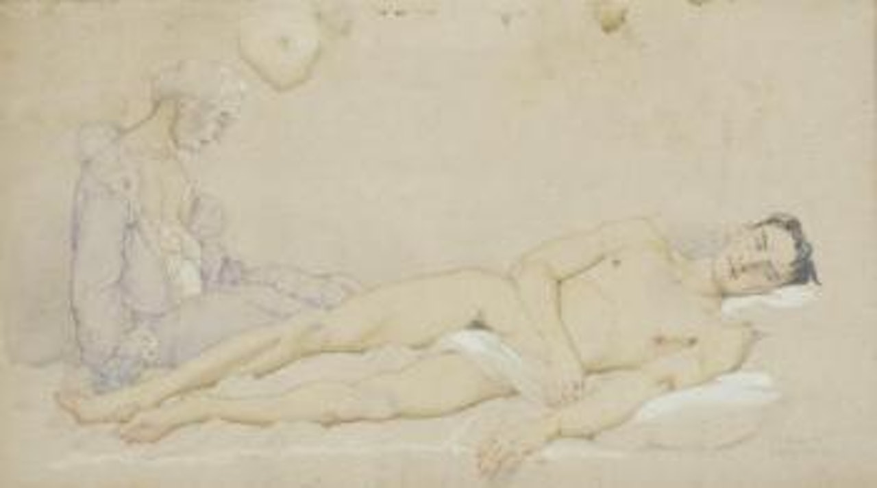 Amour senilis by Konstantin Somov