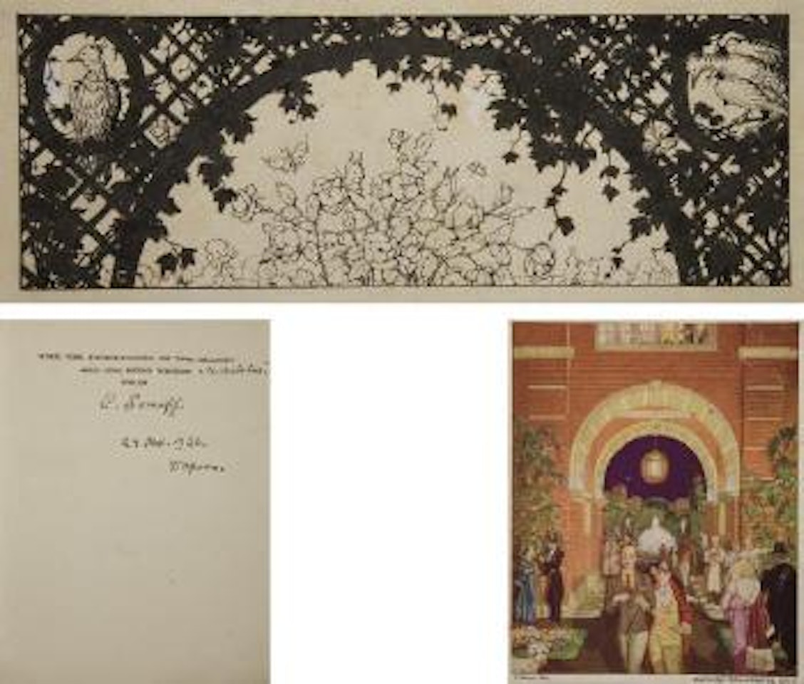 Frontispiece for the magazine Monday Opera Club; and En-tête by Konstantin Somov