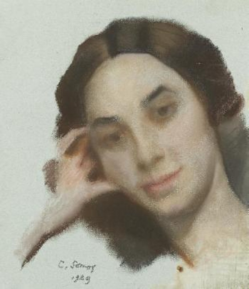 Portrait of a young woman by Konstantin Somov