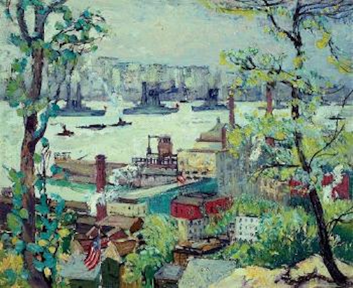 Hudon River from Fort Lee by Hayley Lever