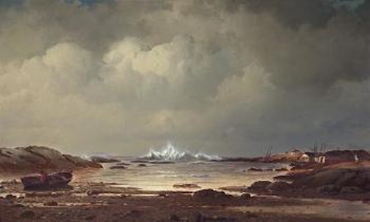 Near Battle Harbor, Cape Charles, coast of Labrador by William Bradford
