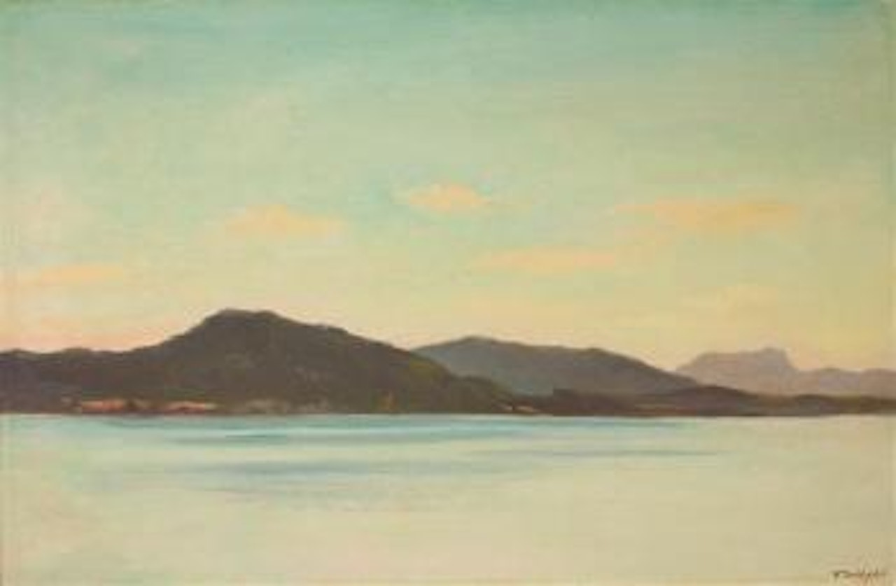 A view from the lake by William Bradford