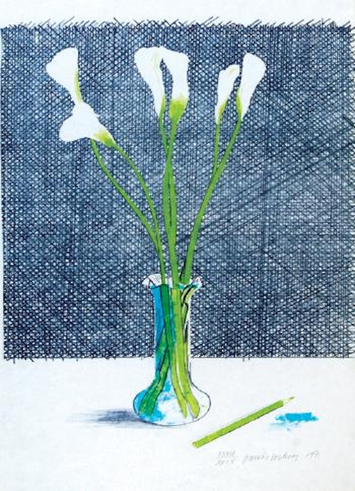 Lillies by David Hockney