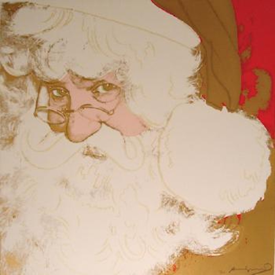 Santa Claus by Andy Warhol