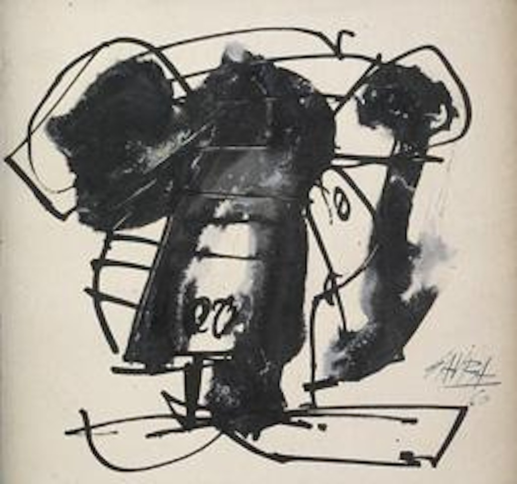 Composition by Antonio Saura