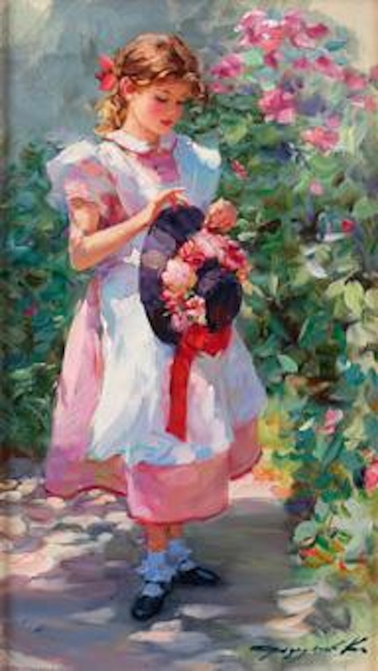 In the garden by Constantin Razoumov