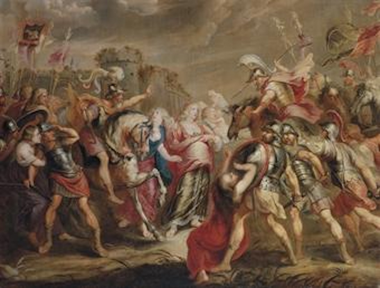 The Intervention of the Sabine Women by Peter Paul Rubens