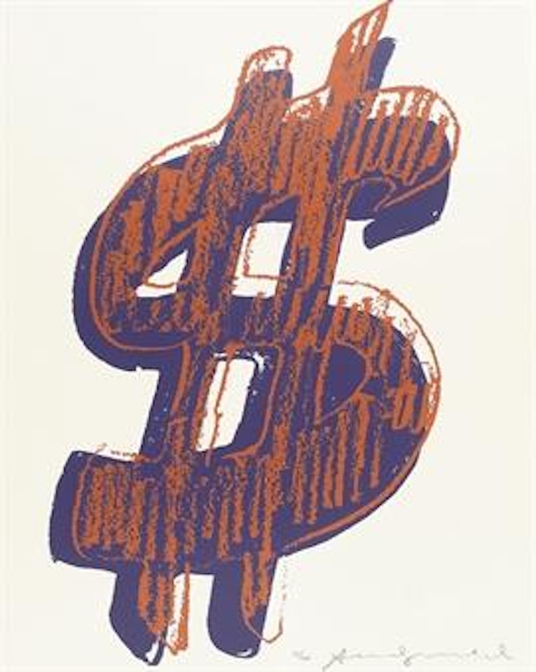 Dollar Sign by Andy Warhol