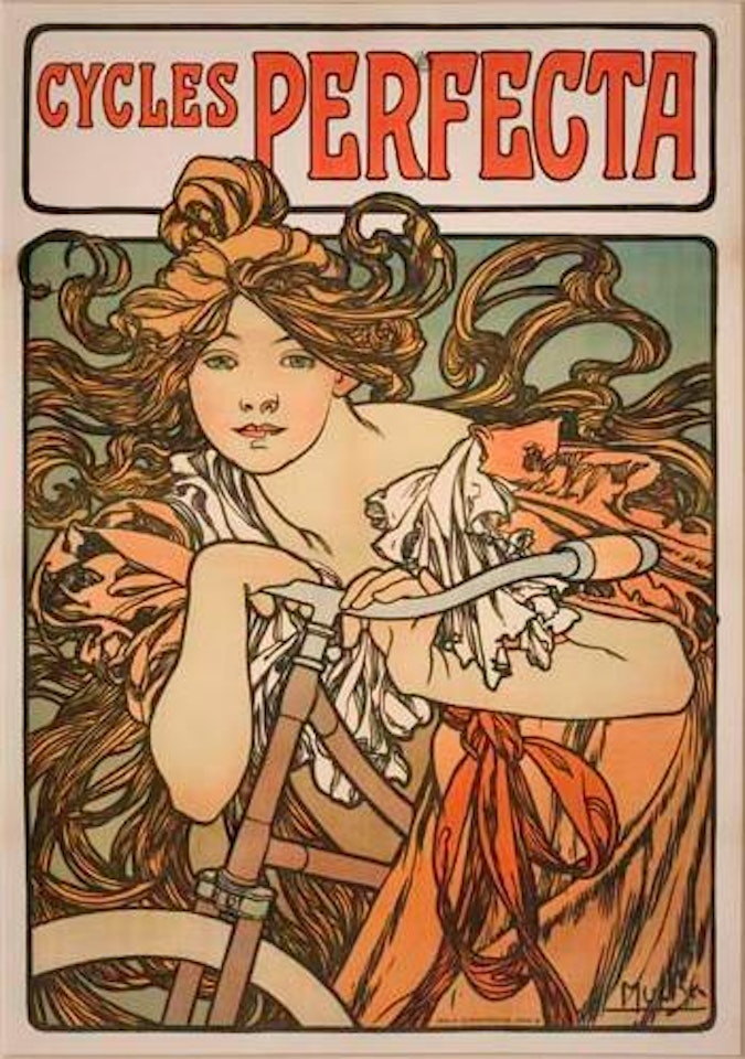 Cycles Perfecta by Alphonse Mucha
