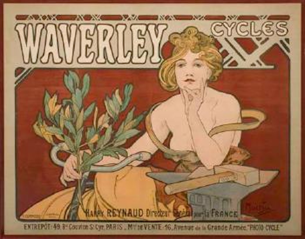Waverley cycles by Alphonse Mucha