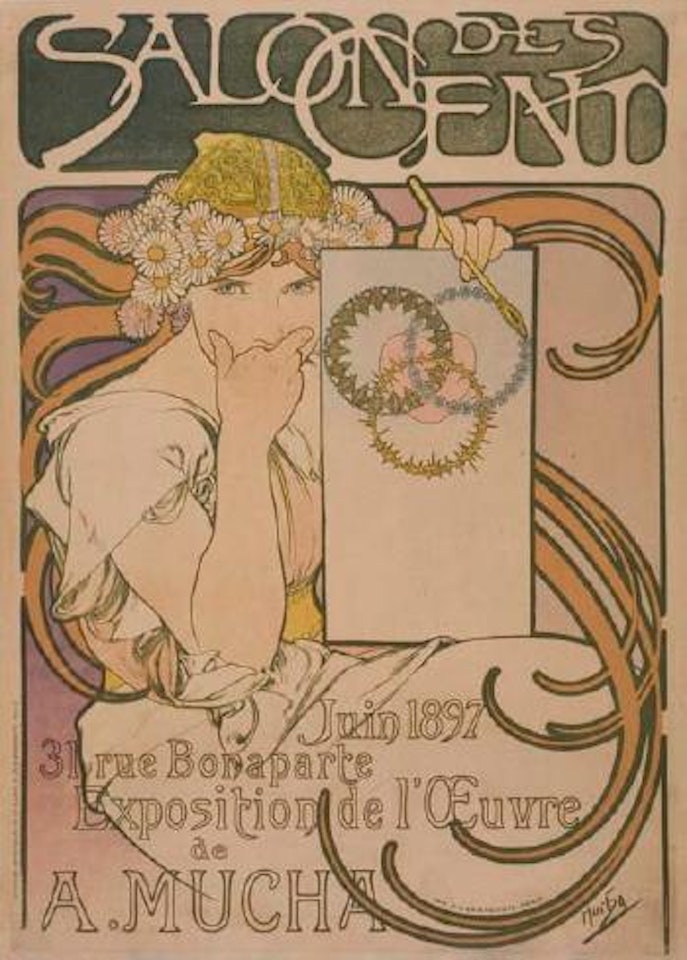 Salon des cent by Alphonse Mucha