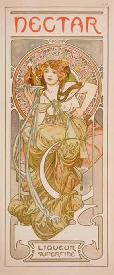 Nectar by Alphonse Mucha