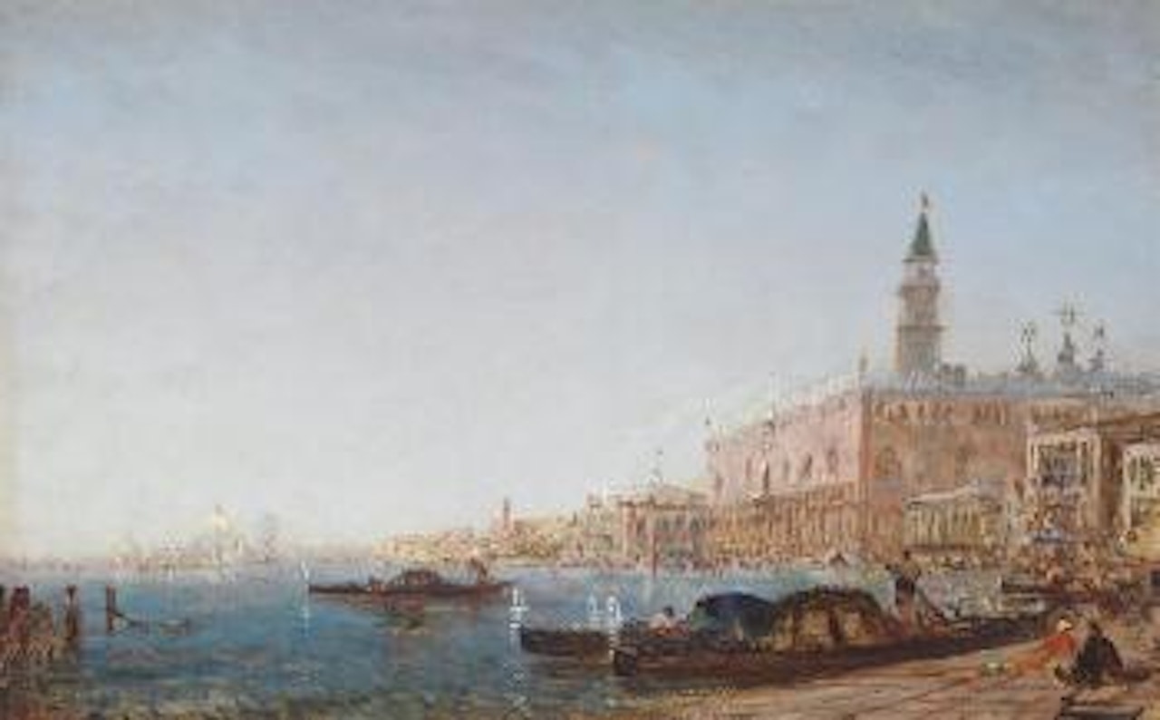 The Doge's Palace, Venice by Félix Ziem