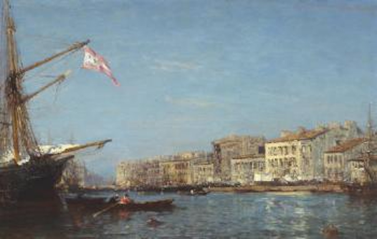 Le port de Marseille by Félix Ziem