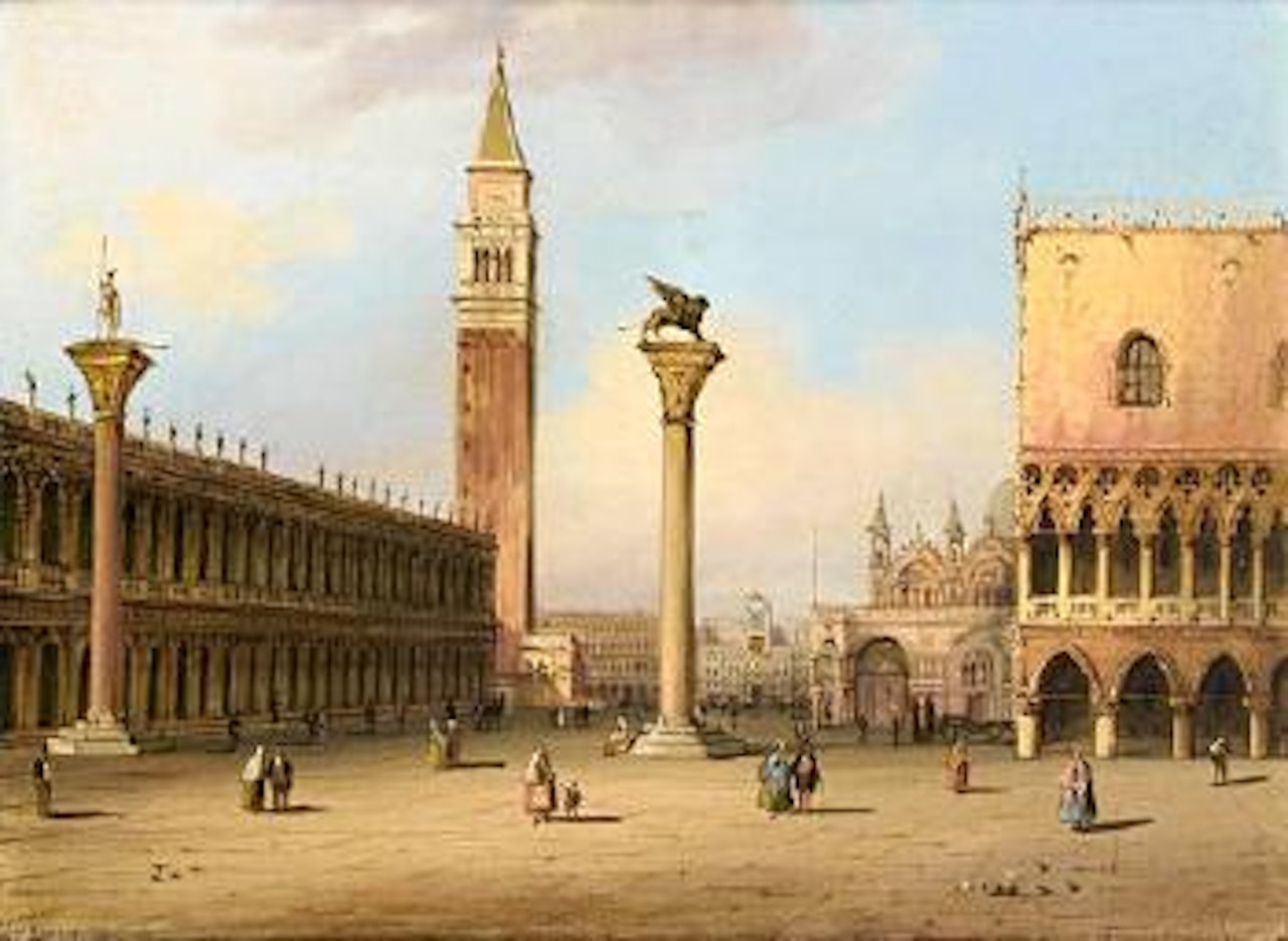 Piazzetta San Marco, Venice. Santa Maria della Salute, Venice by Carlo Grubacs