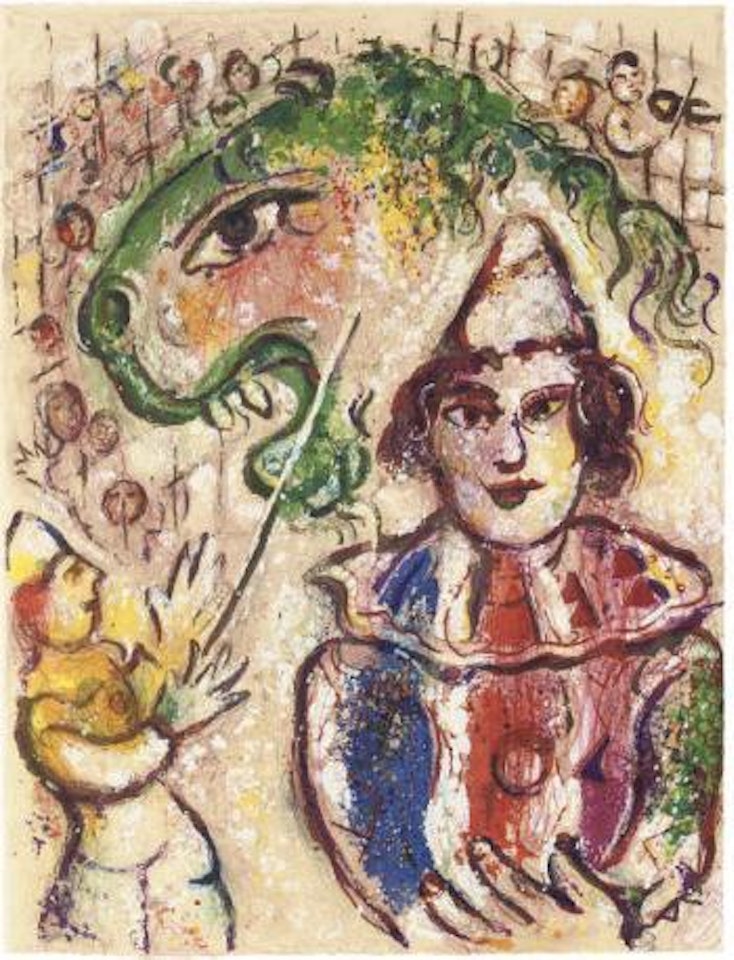 Cirque: One plate (M. 405; cf. C. Books 68) by Marc Chagall