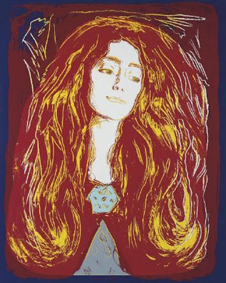 Eva Mudocci (after Munch) (F. & S. IIIA.59c-e) by Andy Warhol