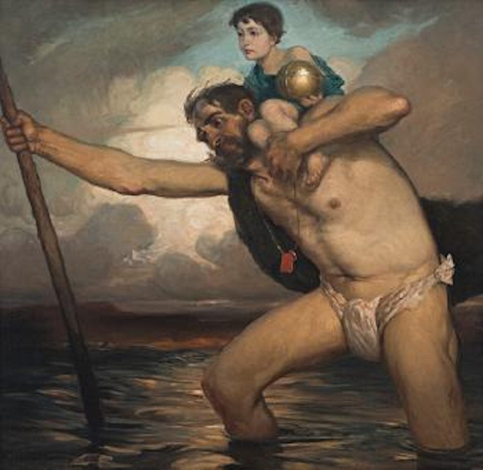 St Christopher by Rupert Charles Wulsten Bunny