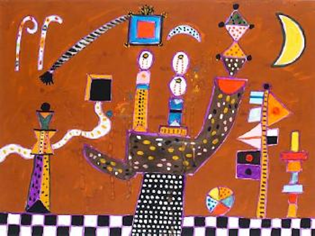 Lovers Dreamboat No.6 by Alan Davie