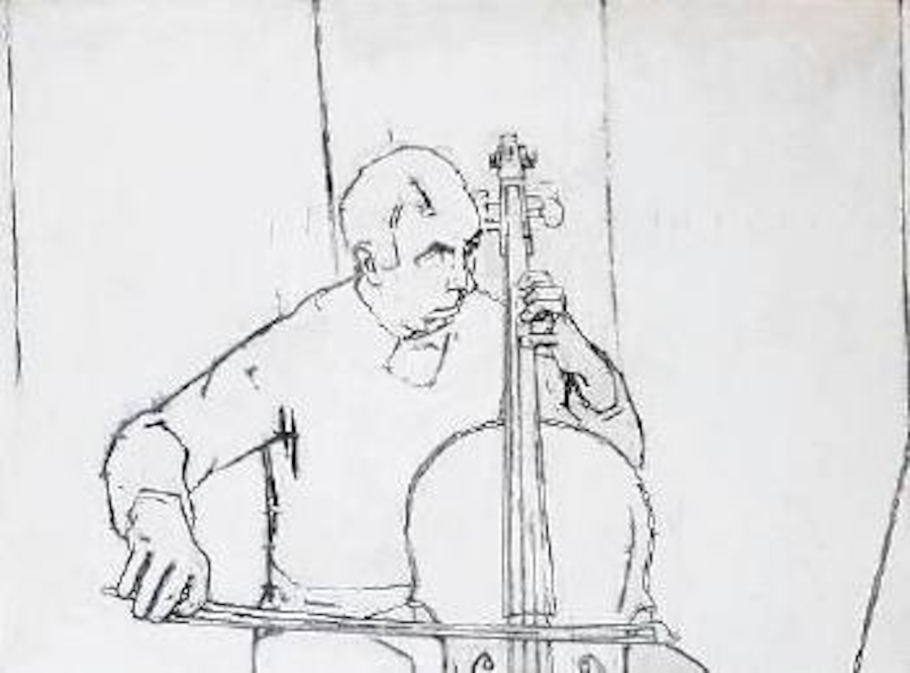 Portrait of Patrick Symons by Euan Uglow