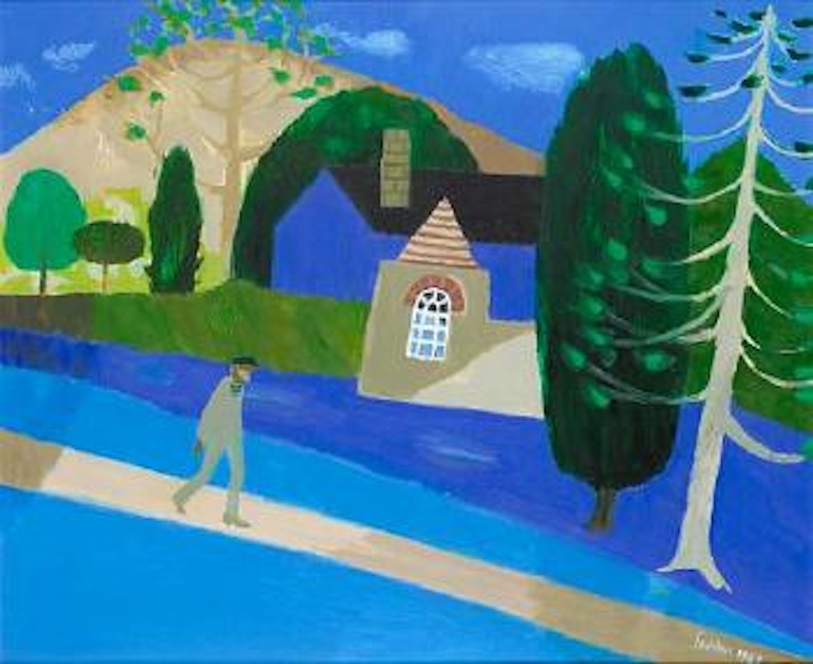 Julian Walking by Mary Fedden