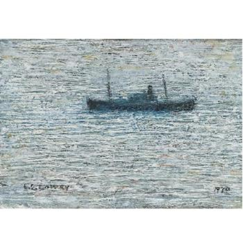 Waiting For The Tide, South Shields by Laurence Stephen Lowry