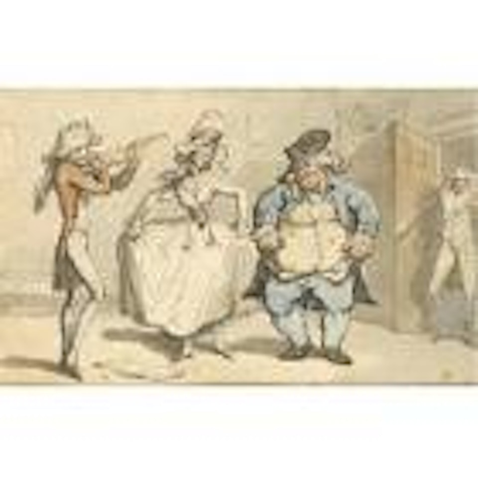 Dancing To A Fiddle by Thomas Rowlandson