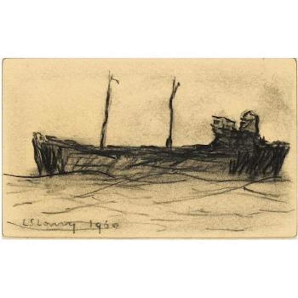 Tanker: 1960 by Laurence Stephen Lowry