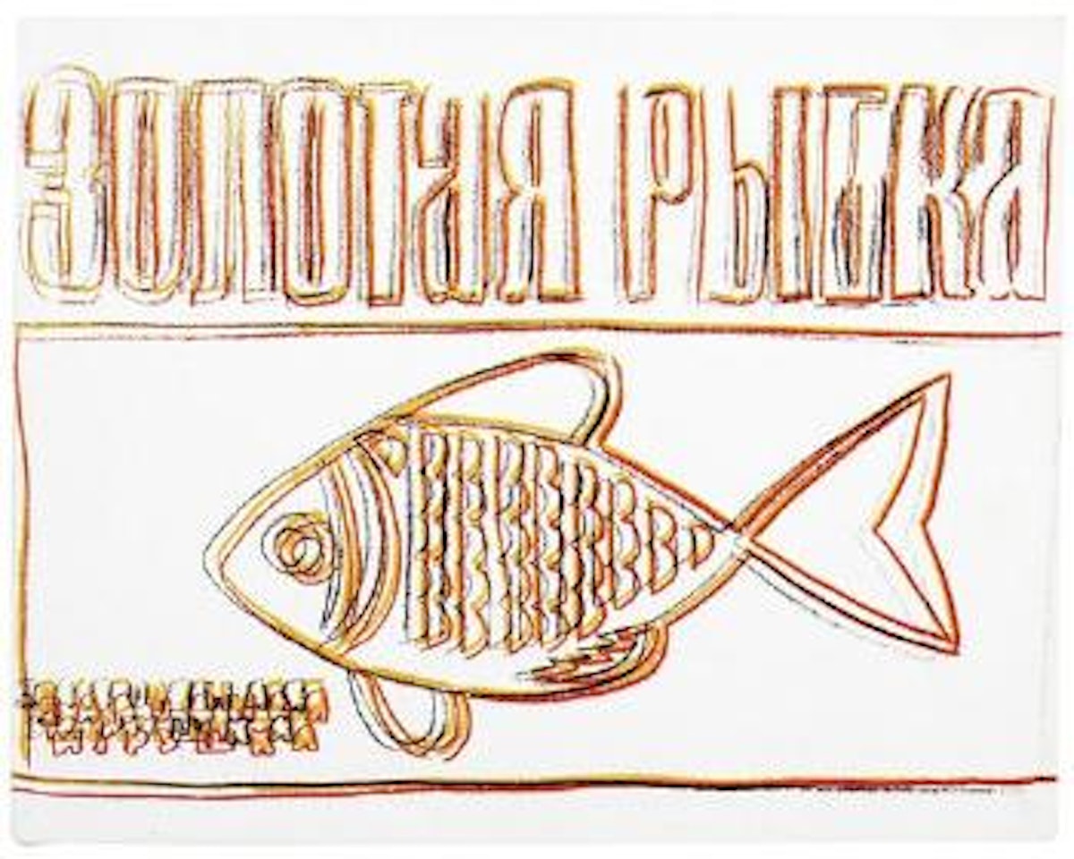 Toy Painting (Fish) by Andy Warhol