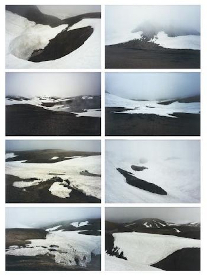 Eight works from the Iceland Series: 69, 73, 74, 76, 78, 83, 88, 93 by Olafur Eliasson