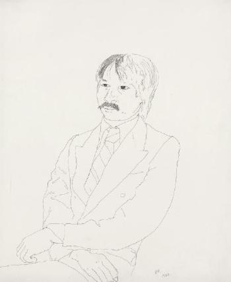 Portrait of Michael Chow by David Hockney