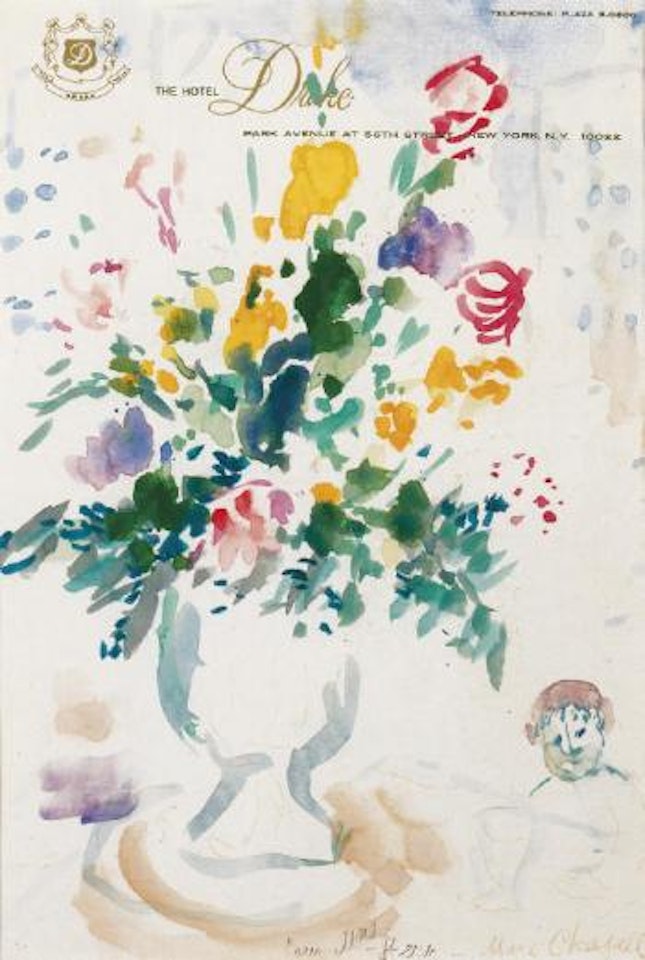 Bouquet à New York by Marc Chagall