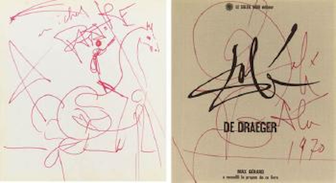 Le chevalier by Salvador Dali