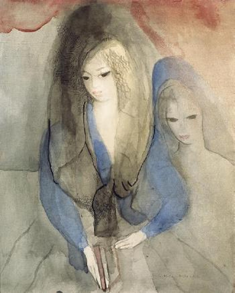 Deux jeunes filles by Marie Laurencin