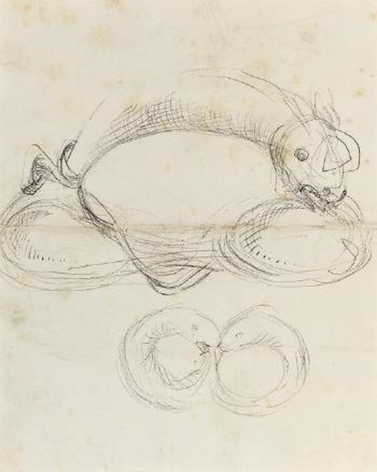 Etude de bijoux aux poissons by Salvador Dali
