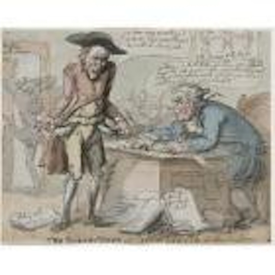 The Ruined Client And The Candid Lawyer by Thomas Rowlandson