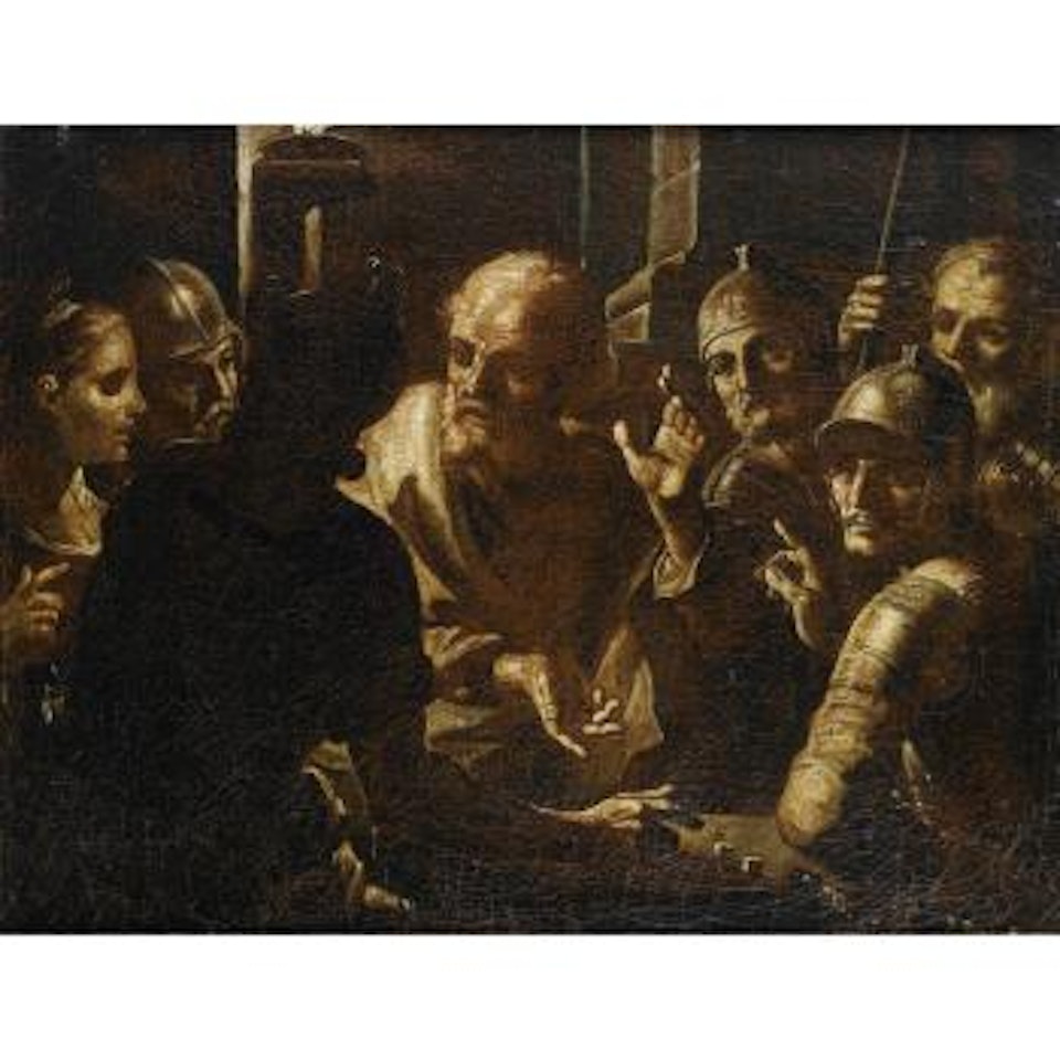 Le Reniement De Saint Pierre by Giovan Gioseffo Dal Sole