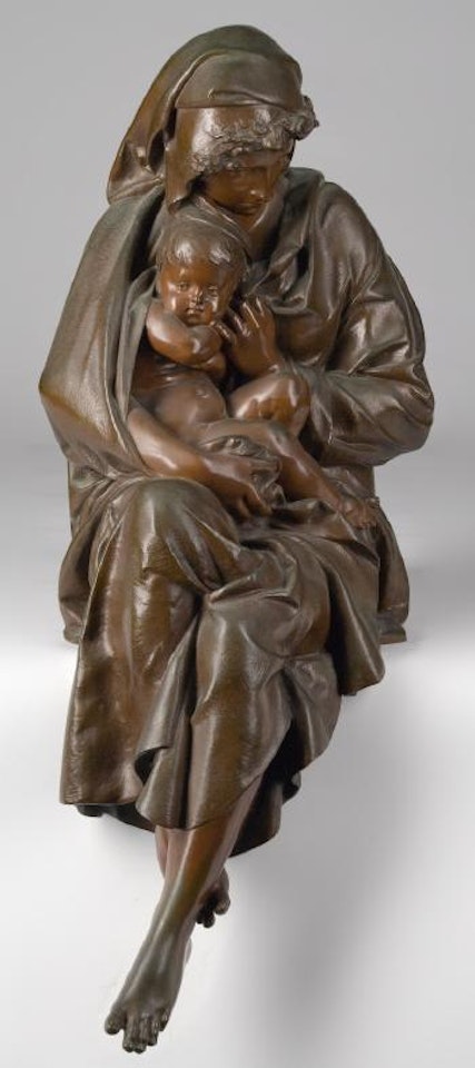 Madonna mit Kind, Portrait Lady de Winters? by Albert-Ernest Carrier-Belleuse