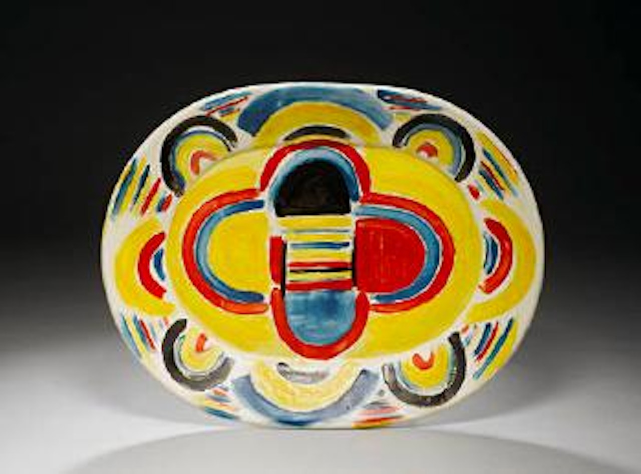 Abstract plate by Terry Frost
