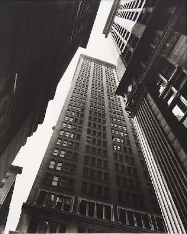 Canyon, Broadway and Exchange Place, July 16, 1936 by Berenice Abbott