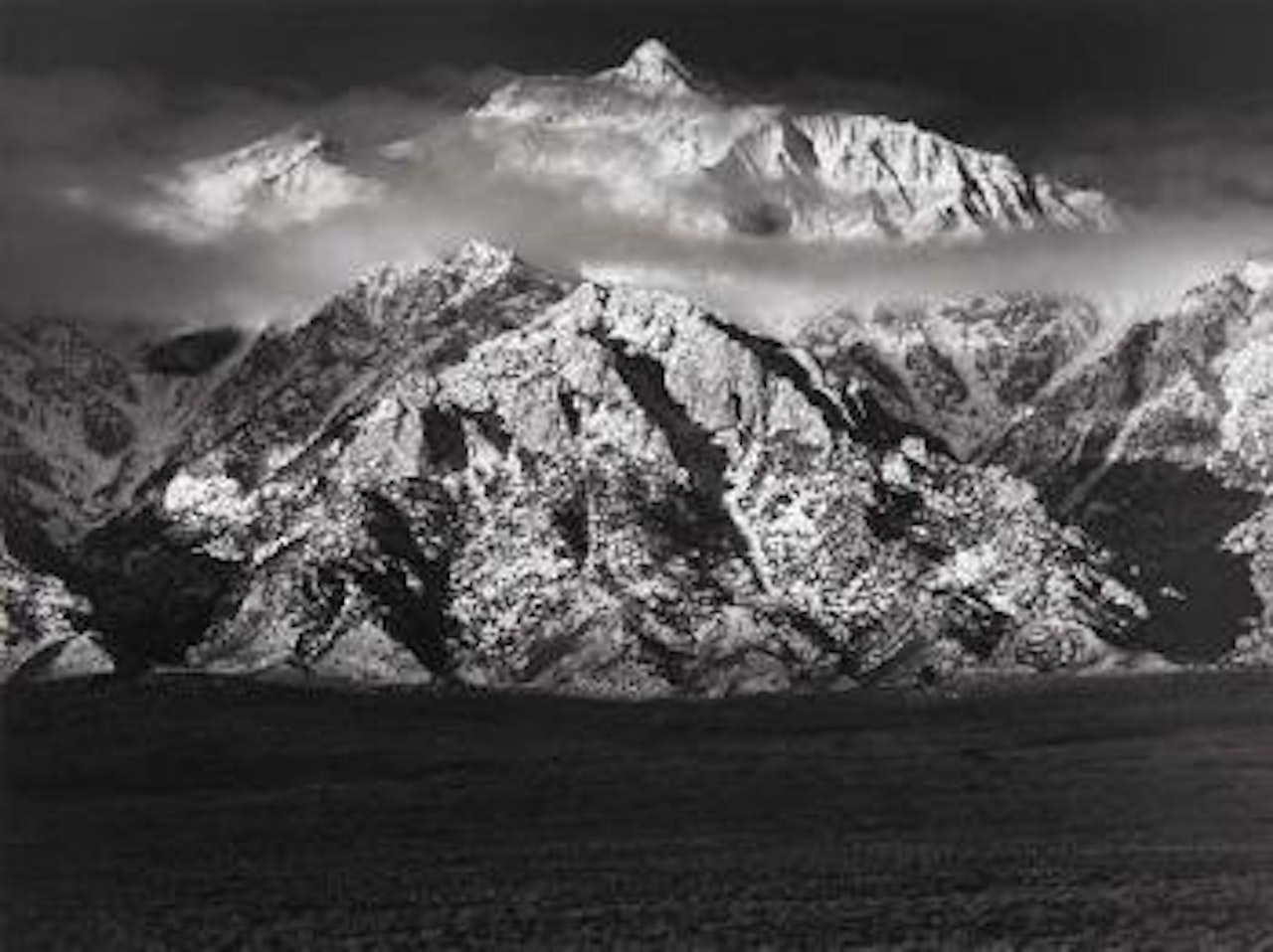 Mt. Williamson, Sierra Nevada from the Owens Valley, California by Ansel Adams