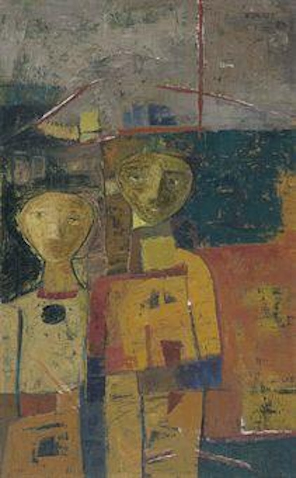 Untitled (Two Figures) by Ram Kumar