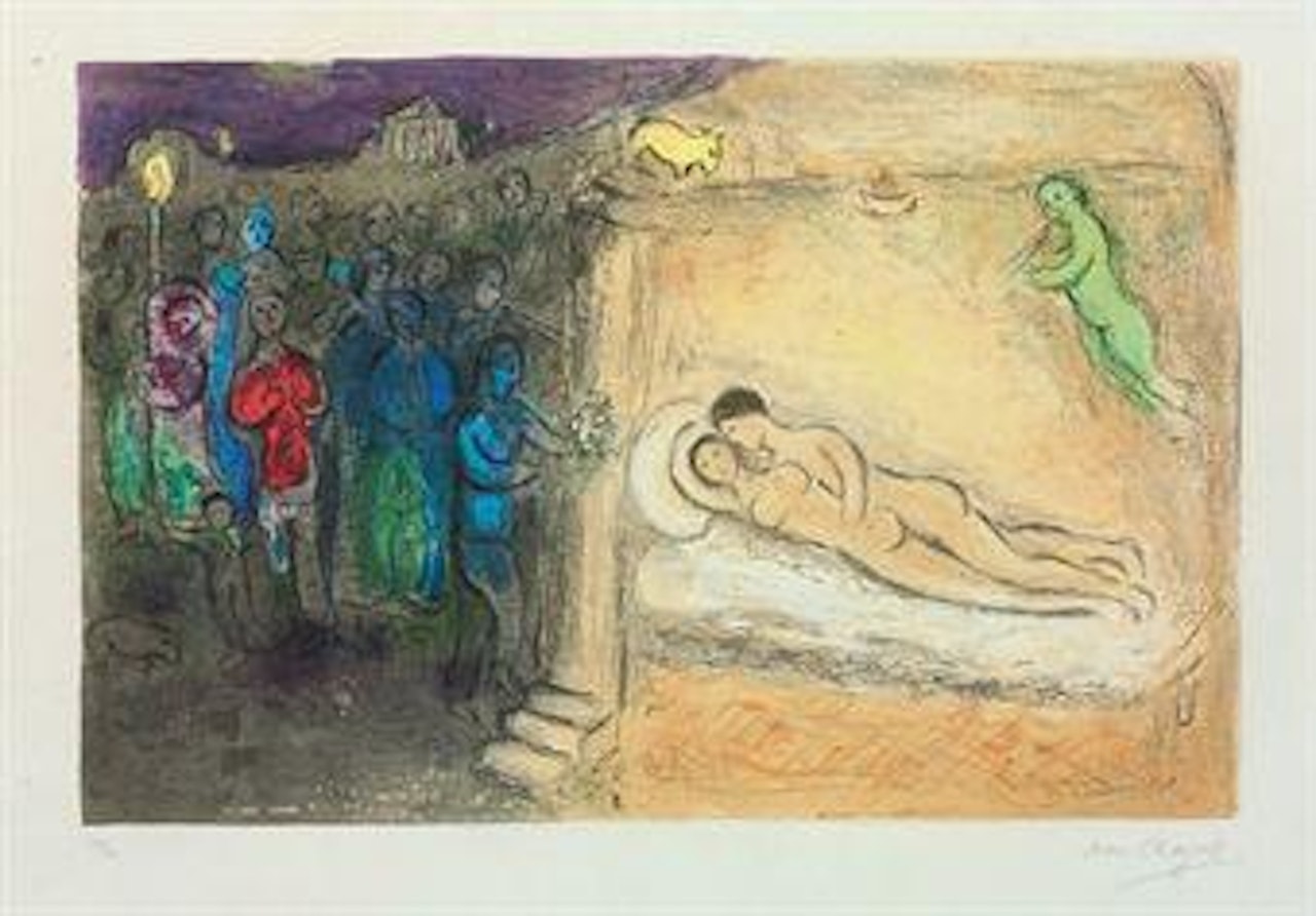 Hyménée, from: Daphnis et Chloé (M 349; cf C books 46) by Marc Chagall