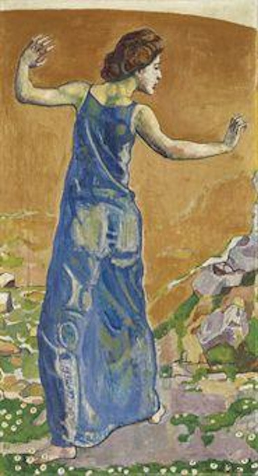 Femme joyeuse by Ferdinand Hodler
